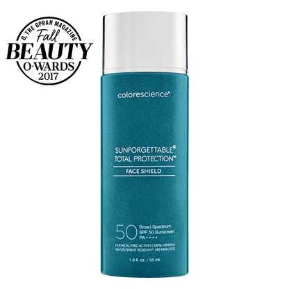 O, The Oprah Magazine | Fall BEAUTY O Wards 2017 | Sunforgettable Total Protection Face Shield SPF 50 - Colorescience UK 