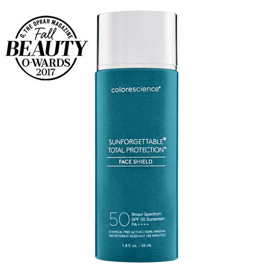 O, The Oprah Magazine | Fall BEAUTY O Wards 2017 | Sunforgettable Total Protection Face Shield SPF 50 - Colorescience UK 